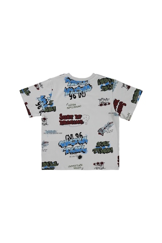 Civil Boys New York Baskılı 6-9 Yaş Tişört - Koyu Taş Rengi