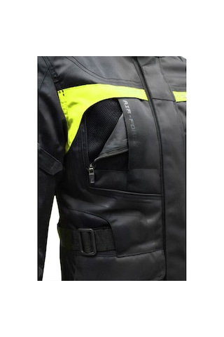 Vexo Adventure H20 4 Mevsim Motosiklet Montu Neon Sarı