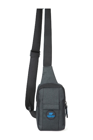 Newish Polo Body Bag Çapraz Göğüs Ve Sırt Çantası Telefon Bölmeli Siyah