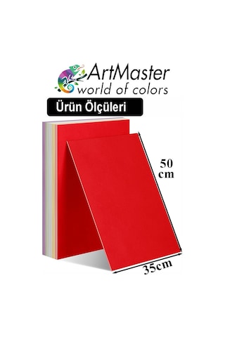 Beyaz Renkli Mukavva 35x50 Cm 5 Adet 1 Paket Renkli Sert Karton 1.0 Mm Anasınıfı Hobi Etkinlik Okul Öncesi Elişi
