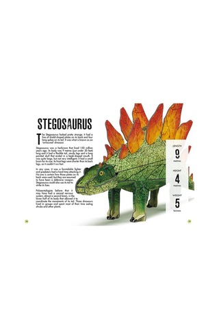 Sassi 3d Stegosaurus - Book And 3d Model