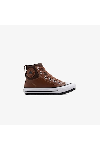 Converse Chuck Taylor All Star Berkshire Çocuk Kahverengi Deri Bot Düz A08443c Kahverengi