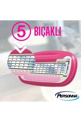 Personna Halo Kadın Mini Seyahat Boy Tıraş Bıçağı- 5 Adet