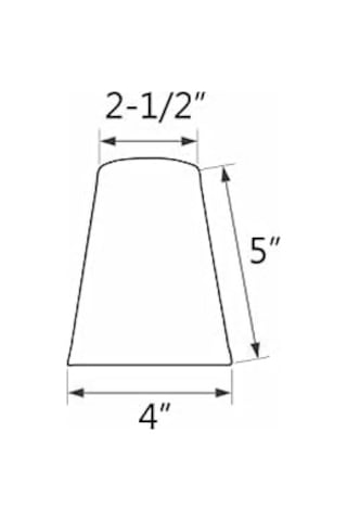 Aspen Creative 32666-2 Küçük Sert Sırtlı İmparatorluk Şekilli Avize Seti 2&apos Li Paket , Beyaz Geçiş Tasarımı, 10,16 Cm Alt Genişlik 5,88 Cm X 10,16 Cm X 12,7 Cm Klipsli Lamba Gölgeliği Açık Ahşap