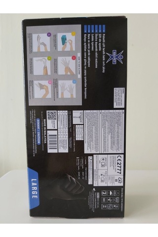 Masterforce Siyah Nitril Kalın Eldiven Large(L) Beden