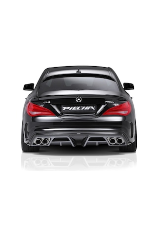Mercedes W117 CLA Serisi AMG Piecha Arka Tampon Difüzör (Plastik)