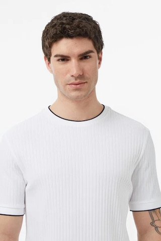 Nautica Erkek Beyaz Regular Fit T-shirt-14609