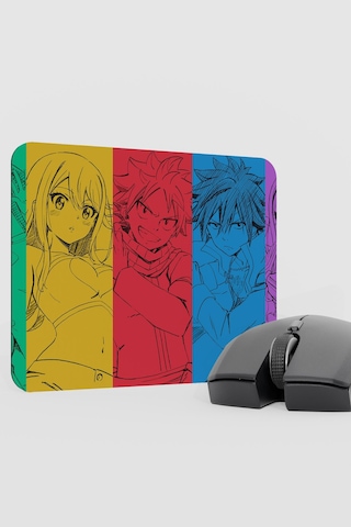 Fairy Tail Anime V5 - 22x18 Gaming Kauçuk Kaymaz Taban Mouse Pad Fare Altlığı
