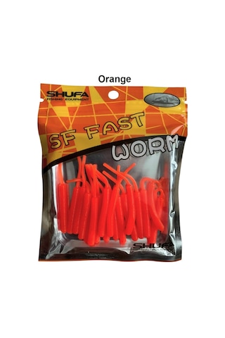 Shufa Fast Worm 5.2cm Lrf Silikon Yem 18'li Paket