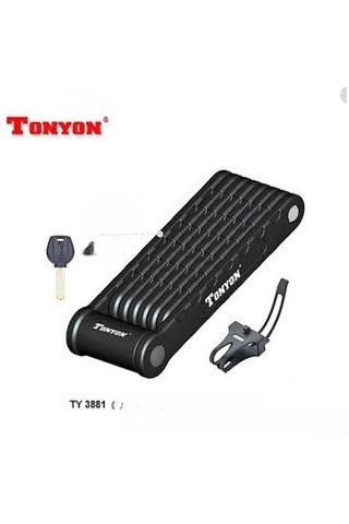 Tonyon Katlanır Halat Kilit Demir Yelpazeli