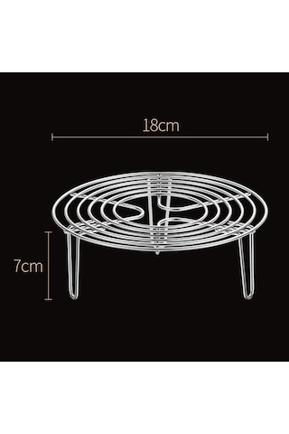 Suntek Yuvarlak Soğutma Rafı Paslanmaz Çelik Vapur Rafı, 7.09-inç Gosterildigi Gibi Çok Renkli