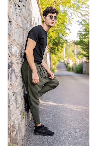 Baykim Sports Wears Modern Unisex Şalvar Pantolon Haki
