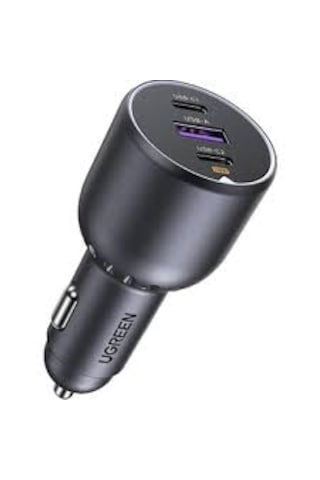 Ugreen 130w 3 Portlu Araç Içi Şarj Cihazı Çakmaklı 35025 Siyah