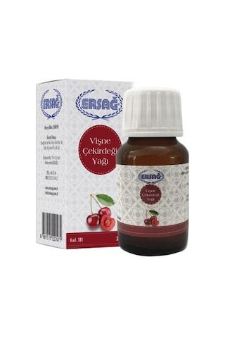 Ersağ Vişne Çekirdeği Özlü Bakım Yağı 30 ML