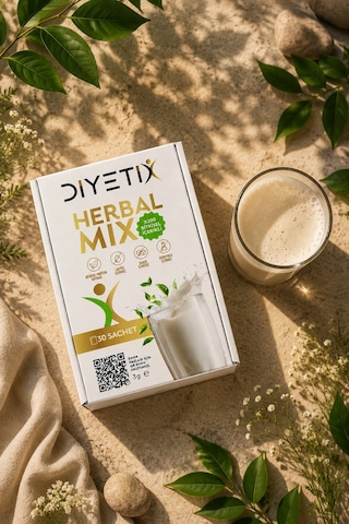 Diyetix Herbalmix Milk Günlük Beslenmeyi Destekleyen Bitkisel İçecek Karışımı 30 Şase 1 Aylık 90 G