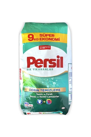 Persil 9 Kg Sık Yıkananlar Beyazlarlar Ve Renkliler İçin Toz Deterjan X 2 Adet 18 Kg