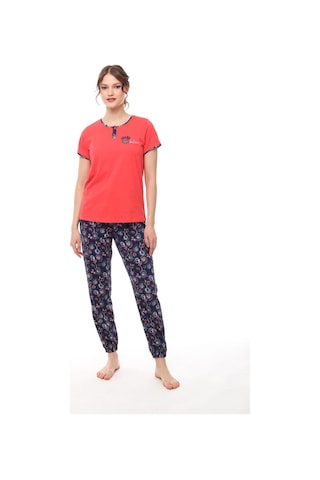 Pijadore 1448 Kadın Kısa Kollu Manşetli Pijama Takım 001