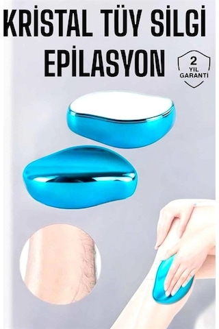 Zenvia Epilasyon Aleti Bacaklar Kollar İçin Yıkanabilir Kristal Epilatör Tüy Silgi Znv2026