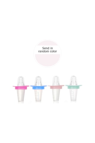 Qingmipy Bebek İlaç Verme Aparatı: Yumuşak Emzikli, 10ml Ölçü Kapaklı, Renk Seçeneği İle Kolay Ve Güvenli İlaç Kullanımı