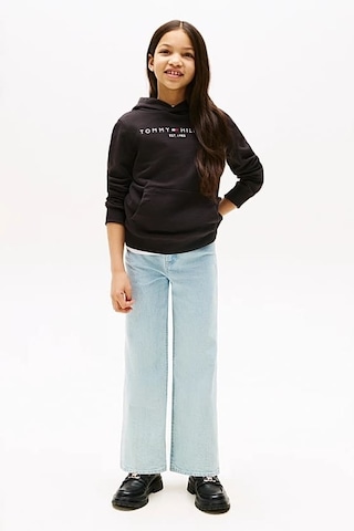 Unisex Çocuk Th Essential Hoodie Kapüşonlu Sweatshirt - Siyah Triple Black