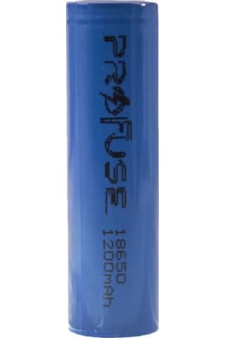 Profuse 1200 mAh 3.7 V Başsız 18650 Li-Ion Şarj Edilebilir Pil