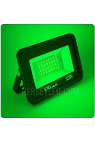 Erk 30w Yeşil Led Projektör 220v Erk-3730 Y Yeşil