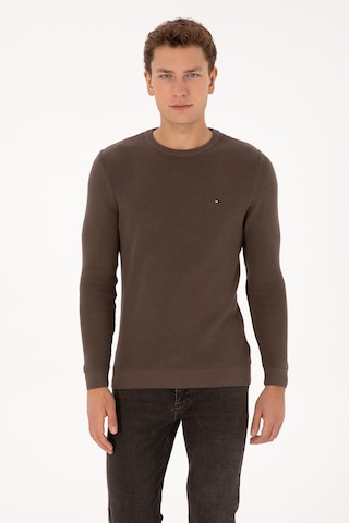 U.S. Polo Assn. U.s. Polo Assn. Erkek Vizon Kazak /triko 50313667-vr052
