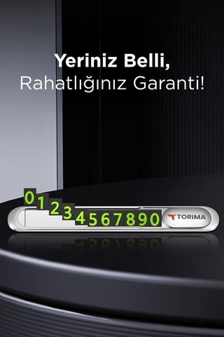Premium Oto Numaratör Park Tabelası Taşıt Gereci Araç İçi Telefon Numaratörü Jx051 Gri