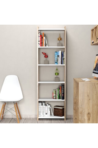 Tanmob Kitaplık Çam-Beyaz - Ktb0103
