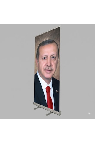 Cumhurbaşkanı Poster Baskılı Roll Up Banner 100x200cm No:3 Diğer