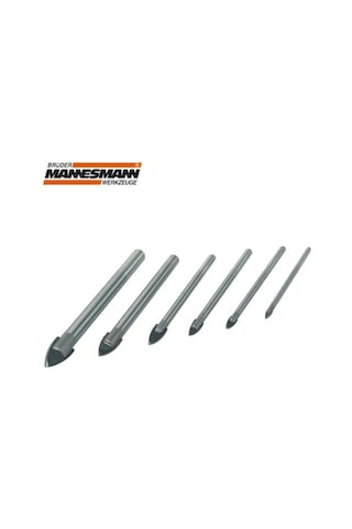 Mannesmann 54806 Cam Delme Matkap Ucu Seti. 6 Parça