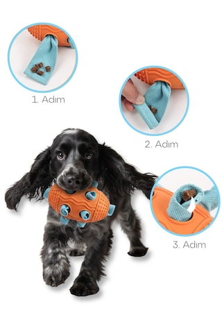 Köpek Snuffle Topu Mama Saklama Ve Çiğneme Oyuncağı