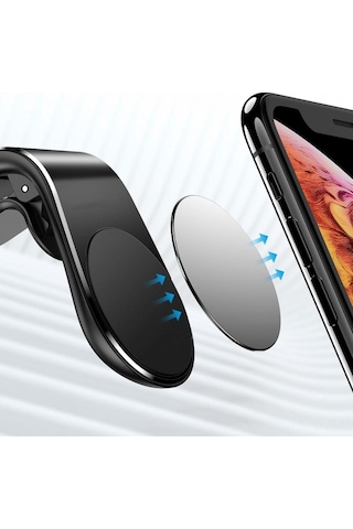 Araç içi Mıknatıslı Telefon Tutucu L Model