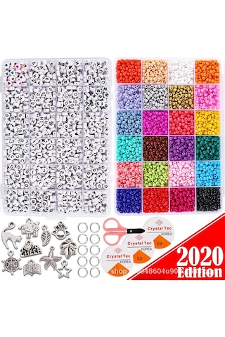 Samdoo 5000 Adet 4mm Cam Pırlanta Bilezik Küpe Aksesuarı Seti - Harfli İçgörü, Kolay Kullanım, Dayanıklı, Dıy Dekor Malzemesi Diğer