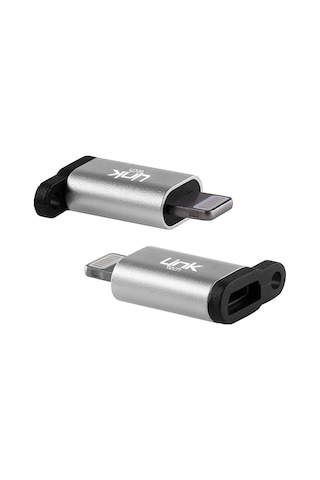 Linktech O189 Micro Usb To Lightning Dönüştürücü Metal Adaptör (551657642)