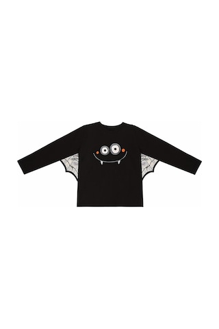 Denokids Halloween Cadılar Bayramı Erkek Çocuk Kostüm Siyah T-shirt