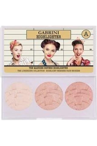 Gabrini Highlighter Aydınlatıcı Paleti 3'lü