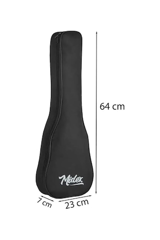 Midex Cs-24a Concert Ukulele Kılıfı Askı Pena