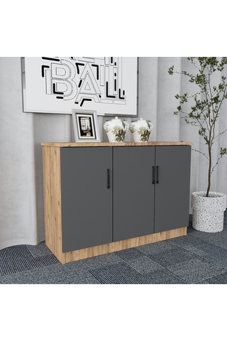 Bubble 5'li Ofis Takımı  Model 5 Çam Füme