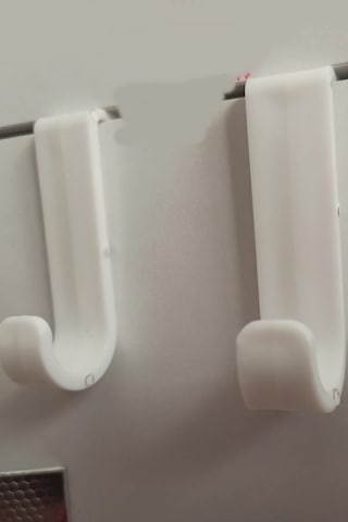7 Adet Çekmece Dolap Kapağı Mutfak Banyo Askısı Plastik Çok Amaçlı Askı Seti Beyaz