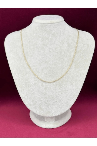 14 K Renginde Minimal Ataç Şekilli Gold Kolye Gold