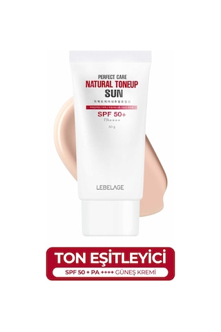 Lebelage Ton Eşitleyici Renkli Güneş Koruyucu Tone Up Sun SPF 50+ PA++++