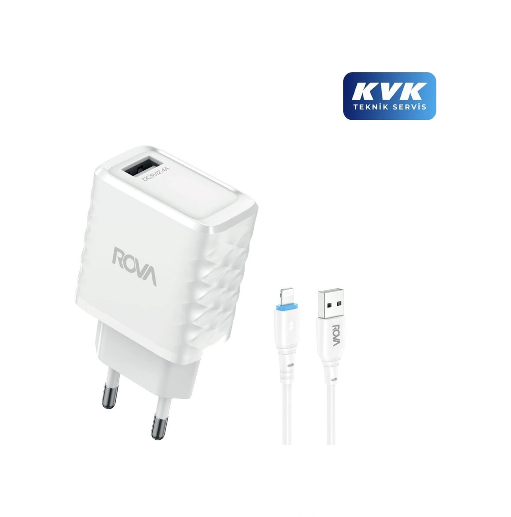 Rova Sb114l Pd20w Usb Giriş 2.4a iPhone Uyumlu Kablolu Şarj Başlığı 12w