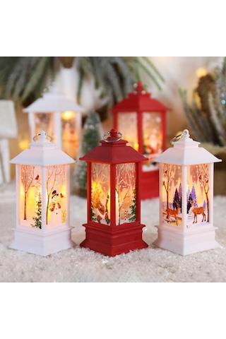 LED IŞIKLI MUM NOEL BABA KARDAN ADAM DEKOR IŞIK YILBAŞI IŞIKLARI DEKOR MASA LAMBASI NOEL PİLLİ LED IŞIK