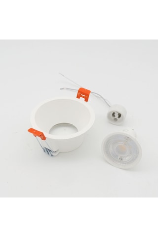 Sunlight Pliton Döküm Sıva Altı Beyaz Led Armatür Gu10 Gün Işığı Beyaz