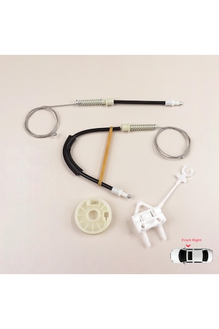 Alfa Romeo 156 932 1996-2007 4/5 Kapı İçin Ön Sağ Cam Kriko Seti