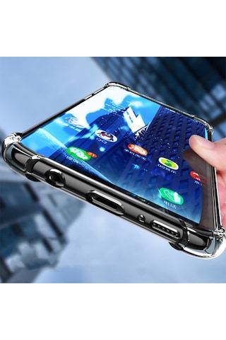 Galaxy Uyumlu A40 Nitro Anti Shock Silikon Kılıf