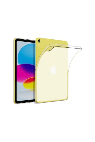 Apple Uyumlu iPad 10.9 2022 10.nesil Kılıf Zore Tablet Süper Silikon Kapak Arka Kapak