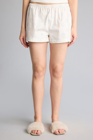Defacto %100 Pamuk Regular Fıt Poplin Şortlu Pijama Alt H7289ax26hsbe250 Mavi-be250
