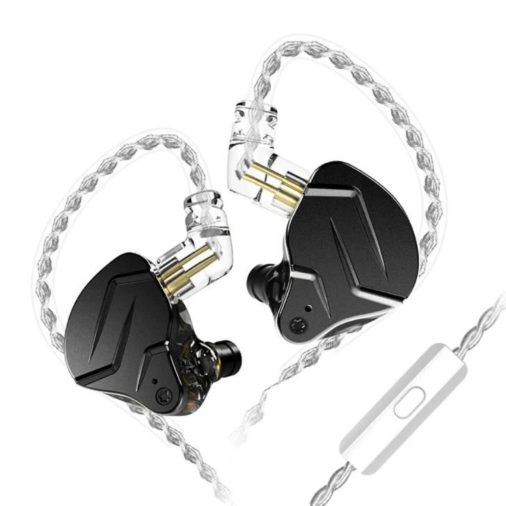 Kz Zsn Pro X Siyah Mikrofonlu 3.5mm Kulak İçi Hibrit Kulaklık Kz-zsn-pro-x-mıc-bk